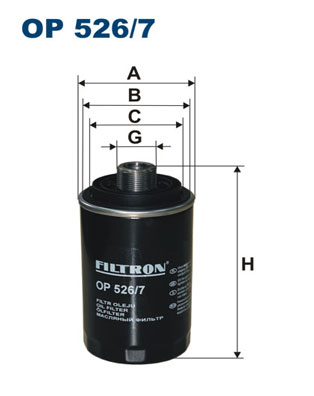 FILTRON Olajszűrő OP526/7_FIL