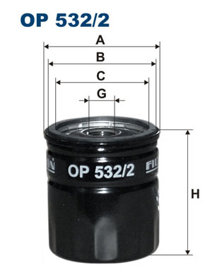 FILTRON Olajszűrő OP532/2_FIL