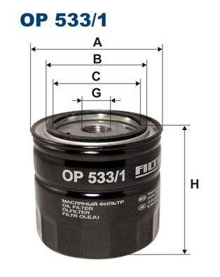 FILTRON Olajszűrő OP533/1_FIL