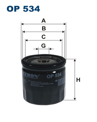 FILTRON Olajszűrő OP534_FIL