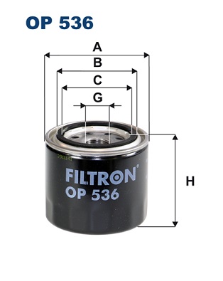 FILTRON Olajszűrő OP536_FIL