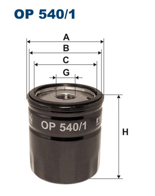 FILTRON Olajszűrő OP540/1_FIL