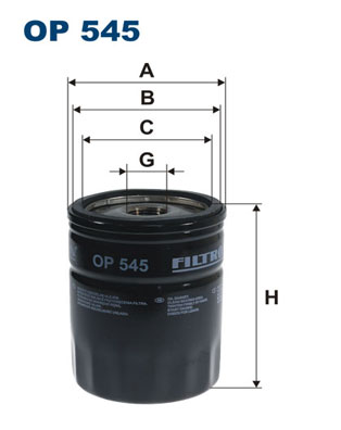 FILTRON Olajszűrő OP545_FIL