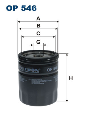 FILTRON Olajszűrő OP546_FIL