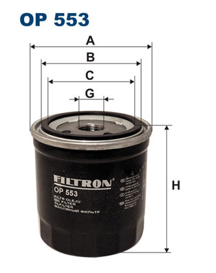 FILTRON Olajszűrő OP553_FIL