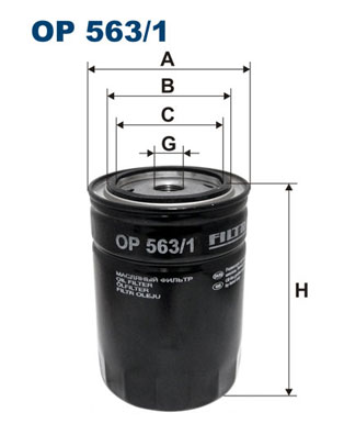 FILTRON Olajszűrő OP563/1_FIL