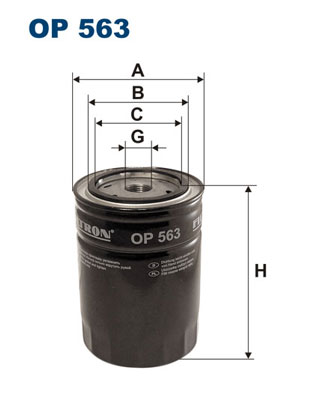 FILTRON Olajszűrő OP563_FIL