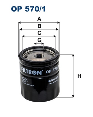 FILTRON Olajszűrő OP570/1_FIL