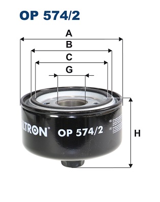 FILTRON Olajszűrő OP574/2_FIL