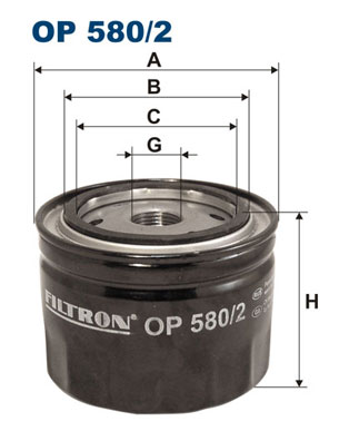 FILTRON Olajszűrő OP580/2_FIL