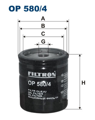 FILTRON Olajszűrő OP580/4_FIL