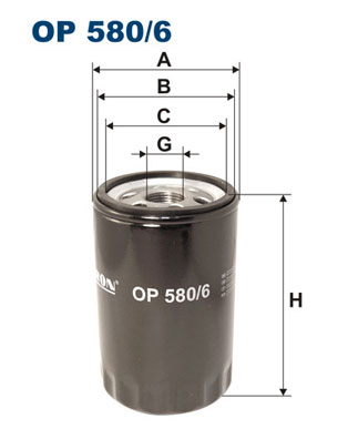 FILTRON Olajszűrő OP580/6_FIL