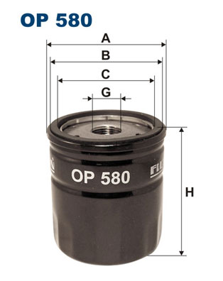 FILTRON Olajszűrő OP580_FIL