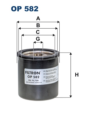 FILTRON Olajszűrő OP582_FIL