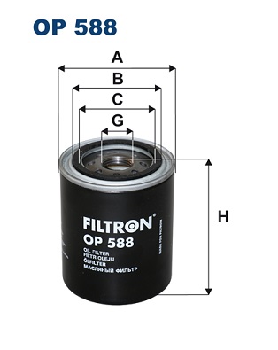 FILTRON Olajszűrő OP588