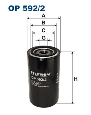 FILTRON Olajszűrő OP592/2_FIL