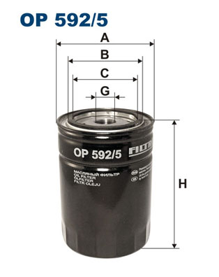 FILTRON Olajszűrő OP592/5_FIL