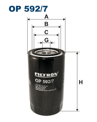 FILTRON Olajszűrő OP592/7_FIL