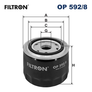 FILTRON Olajszűrő OP592/8