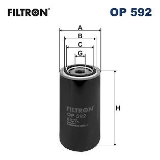 FILTRON Olajszűrő OP592_FIL