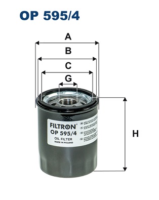 FILTRON Olajszűrő OP595/4_FIL