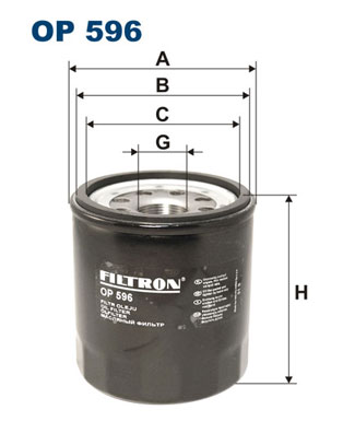 FILTRON Olajszűrő OP596_FIL