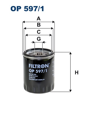 FILTRON Olajszűrő OP597/1_FIL