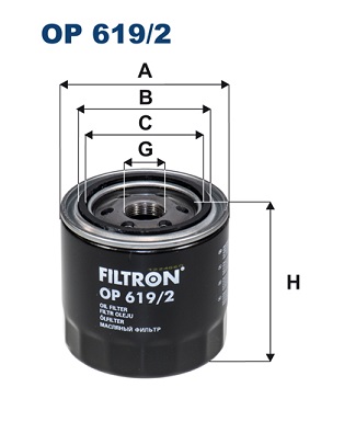 FILTRON Olajszűrő OP619/2_FIL