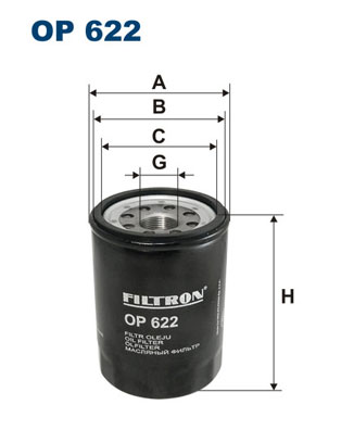 FILTRON Olajszűrő OP622_FIL