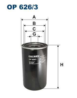 FILTRON Olajszűrő OP626/3_FIL