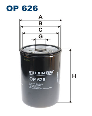 FILTRON Olajszűrő OP626_FIL