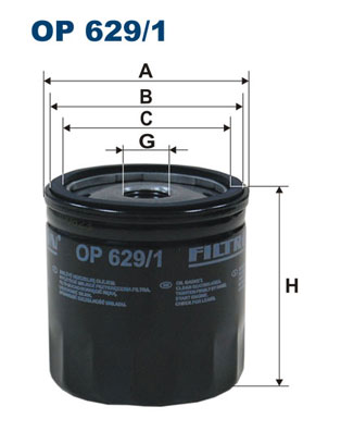 FILTRON Olajszűrő OP629/1_FIL