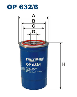 FILTRON Olajszűrő OP632/6_FIL