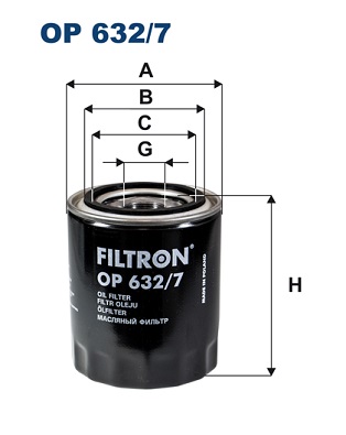 FILTRON Olajszűrő OP632/7