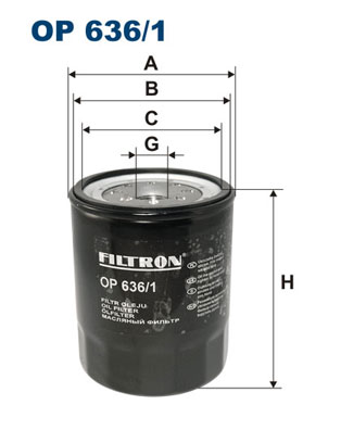 FILTRON Olajszűrő OP636/1_FIL