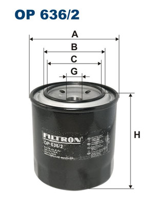 FILTRON Olajszűrő OP636/2_FIL