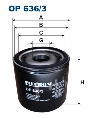 FILTRON Olajszűrő OP636/3_FIL