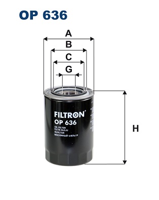 FILTRON Olajszűrő OP636_FIL