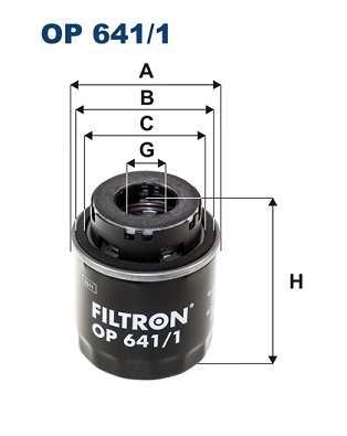 FILTRON Olajszűrő OP641/1_FIL