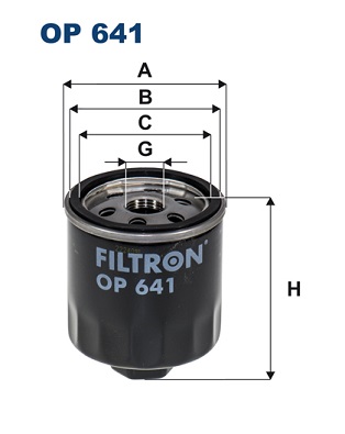 FILTRON Olajszűrő OP641_FIL