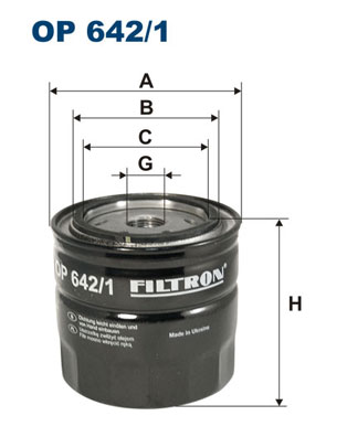 FILTRON Olajszűrő OP642/1_FIL