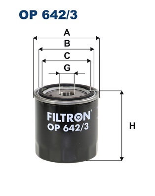 FILTRON Olajszűrő OP642/3_FIL