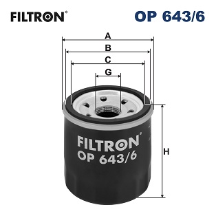 FILTRON Olajszűrő OP643/6_FIL