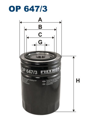 FILTRON Olajszűrő OP647/3_FIL