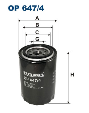 FILTRON Olajszűrő OP647/4_FIL