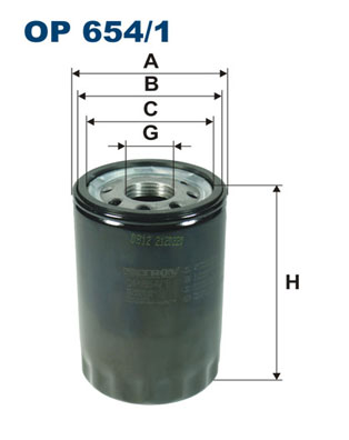 FILTRON Olajszűrő OP654/1_FIL