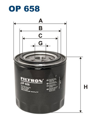 FILTRON Olajszűrő OP658_FIL