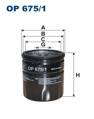 FILTRON Olajszűrő OP675/1_FIL