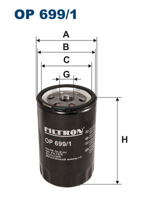 FILTRON Olajszűrő OP699/1_FIL