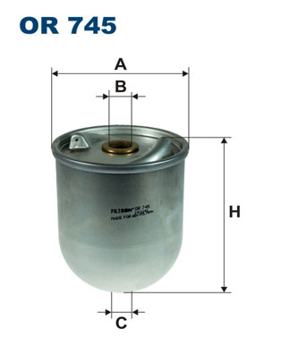 FILTRON Olajszűrő OR745_FIL